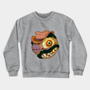 Zombie Gold miner. Crewneck Sweatshirt